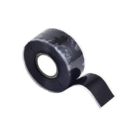 Self Sealing Fusing Silicone Tape,1 in Wide 16.5 Feet Heavy Duty & Leak Proof Rubber Waterproof Hose Tape Pipe for Water