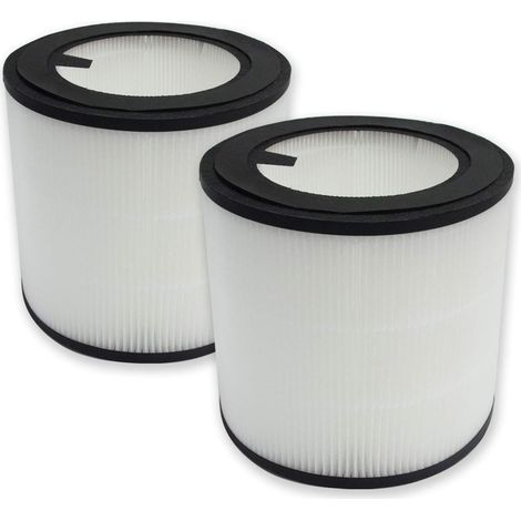 Paquete de 2 filtros HEPA de repuesto compatibles con los purificadores de aire de la serie 800 AC0830/10 AC0820/30 AC0820/10 AC0819/10, pieza FY0194/30 (1/2)