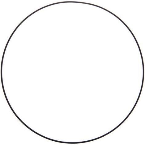 Cercle en métal - RICO DESIGN - Ø 20 cm - Noir mat - Objets décoratifs - Intérieur