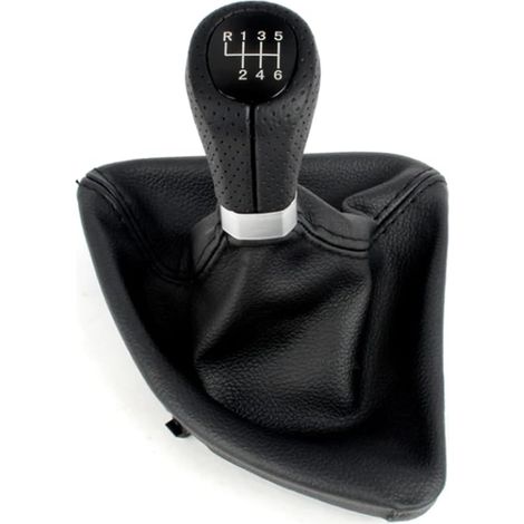 Couvercle de coffre de levier de vitesse manuel compatible avec BMW Série 1 E81 E87 E87 LCI E88 E82 - Noir 6 vitesses (1/4)