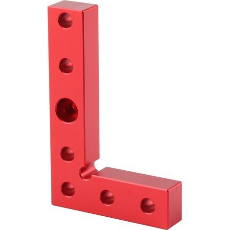 Guide perçage centreur en aluminium carré, gabarit de perçage pour bois, outil de repérage, guide de mèche, kit bricolage (1/5)