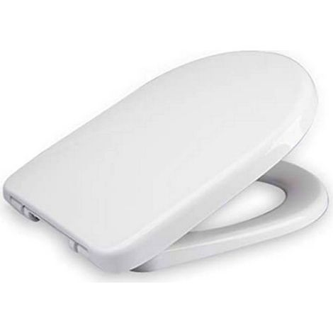 Asiento de inodoro con mecanismo de cierre suave y liberación rápida para baño 190000678 (1/5)