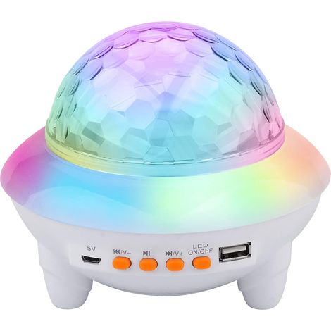 Filiyano – projecteur de ciel étoilé – Veilleuse murale automatique pour bébé, projecteur de ciel étoilé, veilleuse LED sept couleurs, boule musicale (1/5)