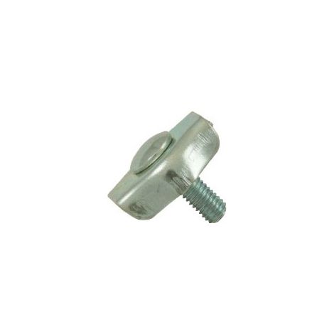 Serre-câble plat SCA1 - Matière : acier - Diamètre de câble maximal : 4 mm - PRAMAC (1/2)