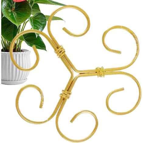 CCYKXA 2 pcs Stabilisateur de pour intérieur, support de réglable et réutilisable, treillis de jardin pour vigne, horticole, glaïeul, arbre à argent, orchidée, bouton de rose (1/5)