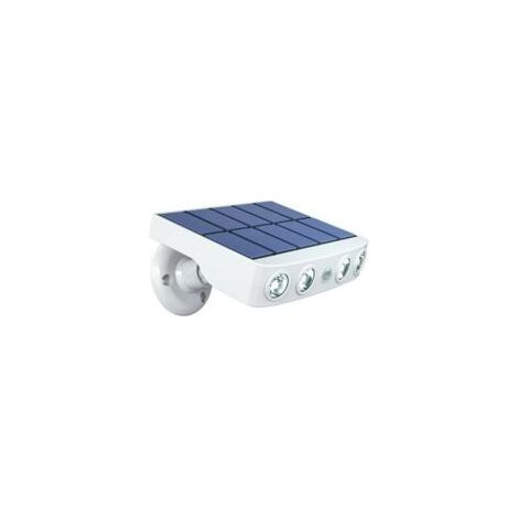 Projecteur solaire extérieur étanche orientable – Détecteur de mouvement – Lumière blanche 500 lumens – Panneau solaire 5V 300mA – IP65 (1/5)