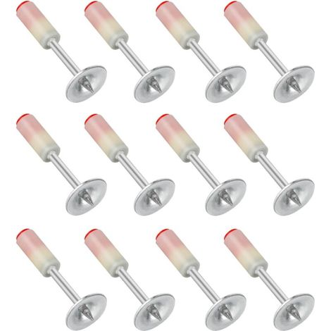 200 Nägel für Druckluftnietpistolen, 7,3 mm Rundnägel, manuelle Stahlnägel für Druckluftnietpistolen, Zubehör für die Montage und Reparatur von Deckenkabelkanälen (1/4)