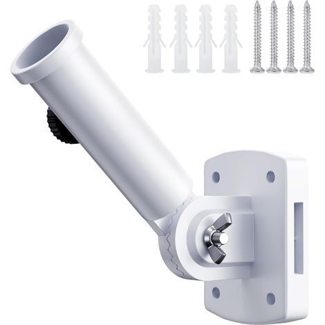 Support de mât de drapeau robuste - Support de façade - Support de mât de drapeau en aluminium en aluminium (1/5)