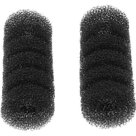 Lot de 2 protections en mousse pour filtre d'aquarium, pour bassin.-Black (1/5)