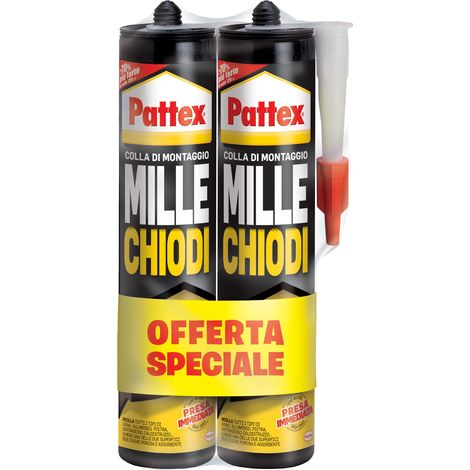 PATTEX MILLECHIODI FORTE E RAPIDO - GR 400- 2 pezzi