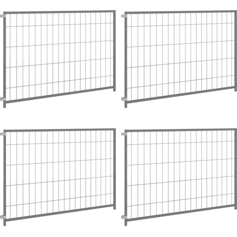 Animal Cage without Door Silber 300 x 100 x 70 cm Stahl vidaXL (1/5)