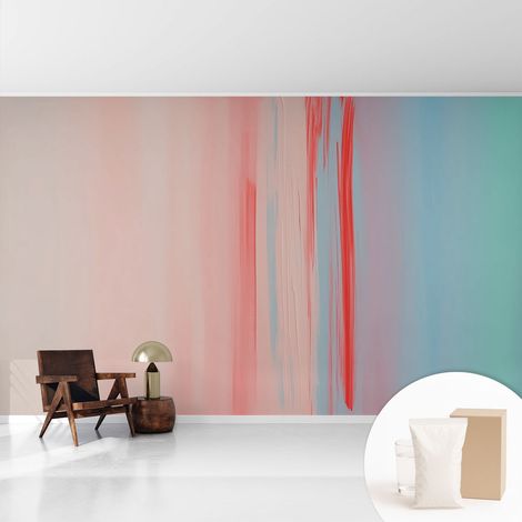 Tapete Tapete Vliestapete mit Kleber - Fototapete mit Motiv - Wandtapete modern - Wanddeko Farben der Harmonie 416x254 cm (1/5)