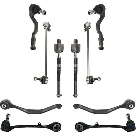 KIT BRACCIO OSCILLANTE 10 PEZZI COMPATIBILE CON BMW X3 (E83)2.0 D 09.2004-08.2007 / Kit Sospensione Completo OE/OEM / Bracci Oscillanti + Testine Sterzo / Sostituzione Diretta OEM
