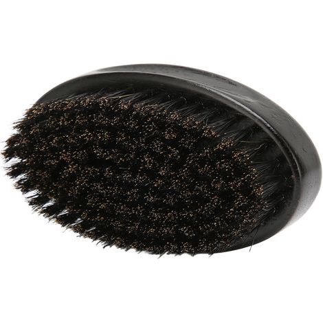 Brosse à Barbe en Poils Doux pour Soin Homme, Manche en Bois pour Salon et Usage Personnel (1/5)