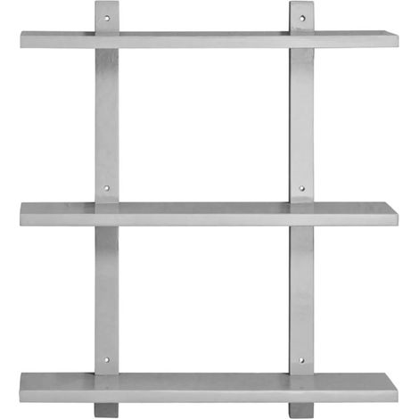 [GEBRAUCHT] B-Ware House Doctor Sheo Wandregal Dekoregal Bücherregal Regal Deko 3 Regalböden Grau