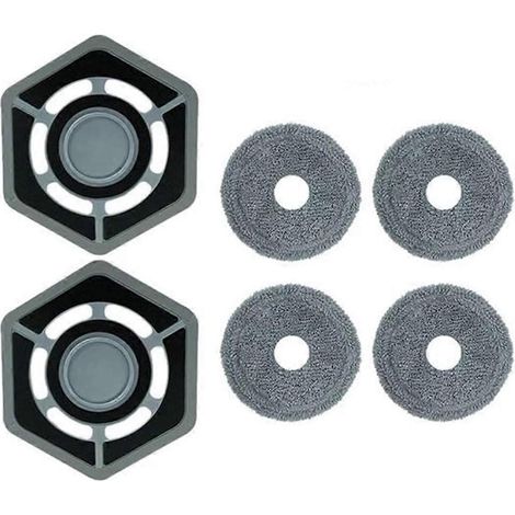 Pour aspirateur robot Ecovacs Deebot N9 / N9+ : porte-chiffon, lingette de rechange, pièces de rechange pour nettoyage ménager (1/5)