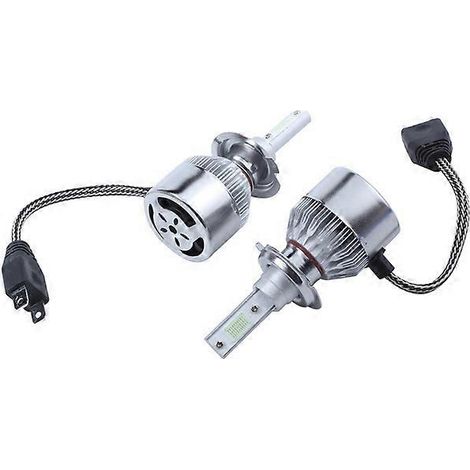ampoules LED H7 8000K pour phares de voiture, kit de conversion 72W, feux antibrouillard. (1/5)
