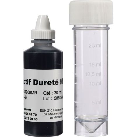 Apic – Testeur de dureté de l'eau – Analyse de l'eau de piscine – Mesure précise en °F – Facile à utiliser sans bandelettes (1/2)