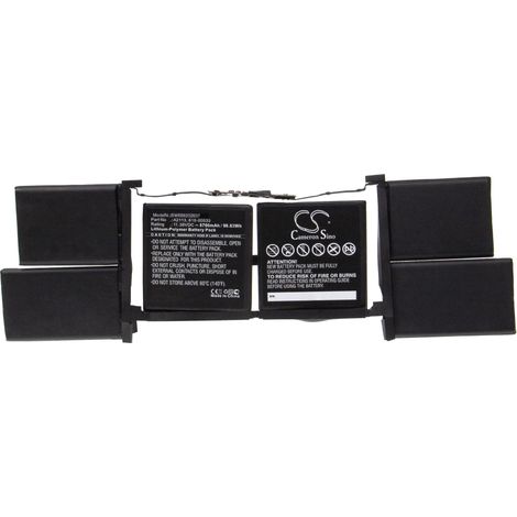 vhbw Akku kompatibel mit Apple MacBook Pro 16 2019 i9 5500M, 2020, 2019 Notebook (8700 mAh, 11,36 V, Li-Polymer) (1/2)