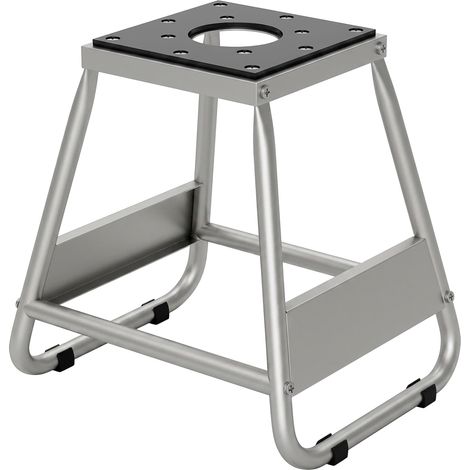 Support universel pour moto en acier gris, capacité de charge jusqu'à 500 kg, porte-moto robuste pour transport et garage (1/5)