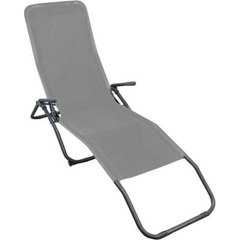 Tumbona plegable color  confortable asiento jardin mar mod.Samba