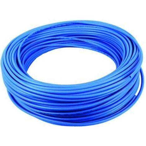 TUBO PER COMPRESSORE IN POLIURETANO AZZURRO - ø mm.8x5,5 mt.100 15 atm