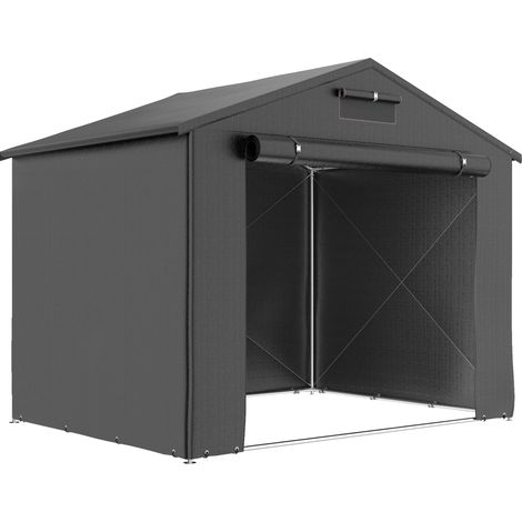 Waterproof Outdoor Shelter, 2.5x1.8m, Roll-Up Door (1/5)