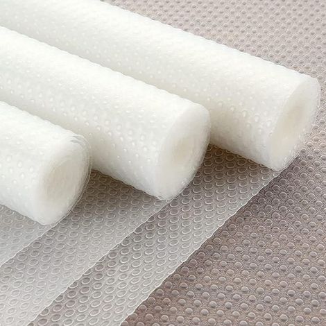 rotoli di tappetino antiscivolo per cassetti. EVA trasparente 40x200 cm. Protezione per ripiani di frigorifero e cucina. (1/5)