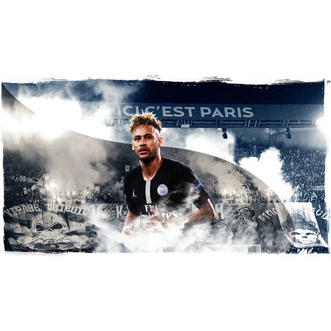 Papier peint panoramique Football - Joueur de Foot - 130 cm x 73 cm (1/2)