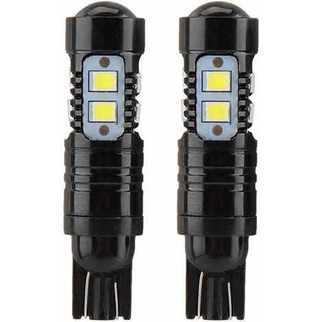 Lot de 2 ampoules LED 50W 921 912 T10 T15 6000K blanc xénon pour feux de recul et antibrouillard (1/3)