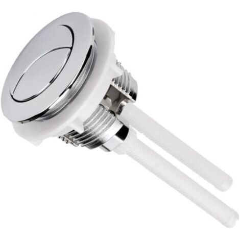 1 Pack Toilet Flush Button Replacement, 38 mm Dual Push Toilet Flush System Replacement Kit, Durable ABS Cistern Flush Button Kit (1/5)