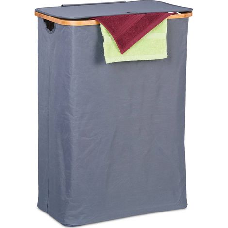 Cesta para ropa con tapa 105 l