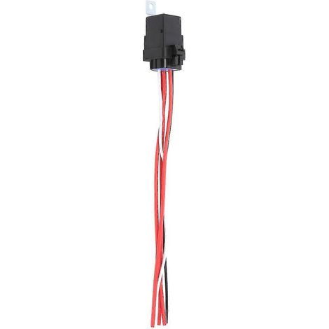 Relais automobile étanche 60/80 A 12 V avec câble de raccordement, 5 broches, robuste, calibre 12 AWG, pour bateaux (1/5)