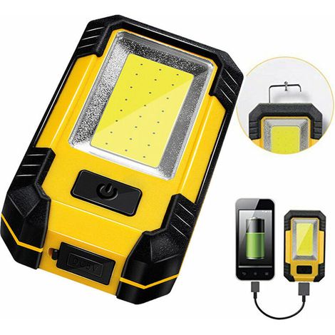 Portable COB LED Work Light with Magnetic Base and Hook, 5W, Mechanic Repair Lamp (1/5)