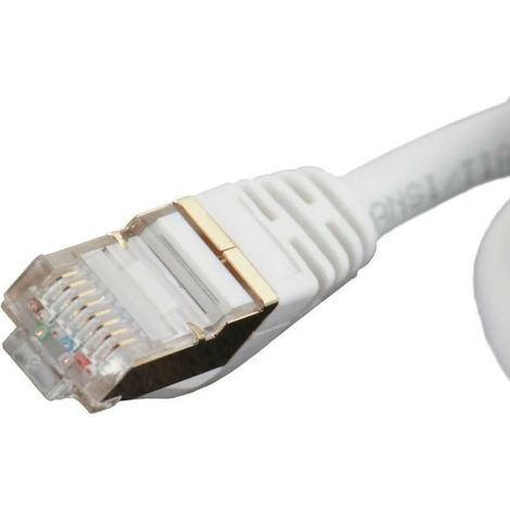 Cable de Red Rígido FTP Categoría 7 iggual IGG318614 Blanco 15 m (1/4)
