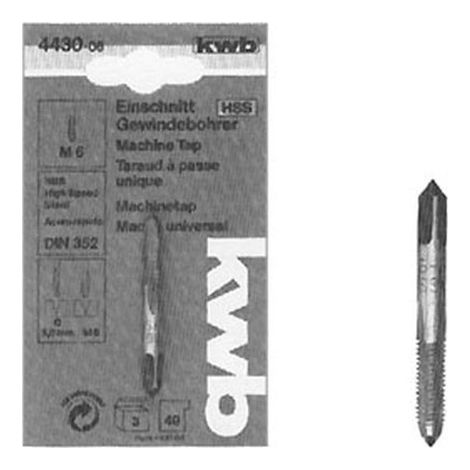Herramienta de roscar kwb 443004 M4 0,7 DIN 352 HSS