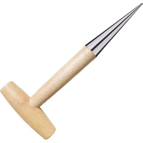 Gartenwerkzeug Holzhandstiel Pflanzlochstanzer mit