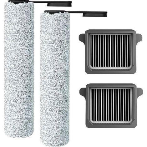 Ensemble d'accessoires pour Aspirateur Tineco Floor One S7 Pro , 2 Rouleaux Brosses et 2 Filtres HEPA pour Floor One S7 Pro. (1/5)