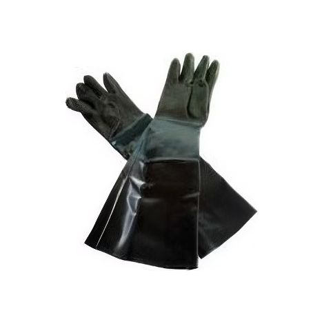 Guante de látex para chorrear - 60cm para cabina chorreadora METALWORKS (1/3)