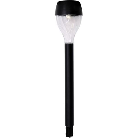 Lot de 10 spots solaires décoratifs au sol, blanc froid