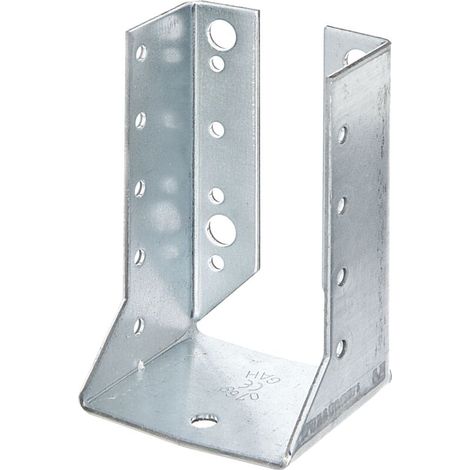 Sabot de poutre type B - 60 x 100 mm – Acier galvanisé sendzimir – Marque