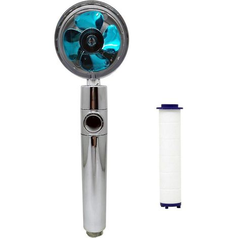 Pommeau de douche rotatif et réglable sous pression, pommeau de douche économe en eau (1/4)