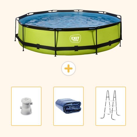 Exit-toys Piscine Exit Ronde - 360x76 cm - 4-pièces  SCB95 (1/5)