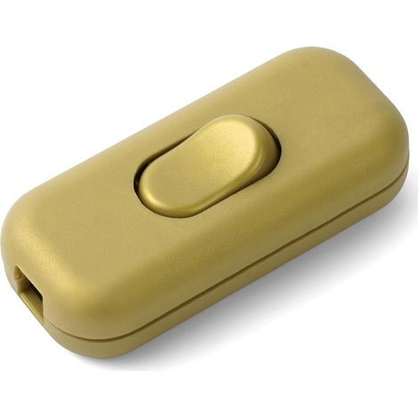 Interrupteur Bipolaire - 1 Pièce - PC - 250V 6A - Pour Lampe et Petit Appareil - Noir