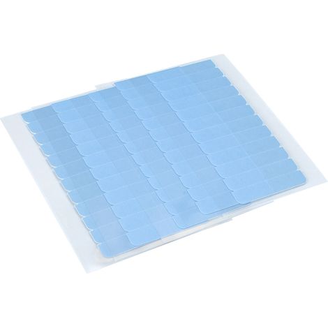 Ruban adhésif double face pour perruque, 5 feuilles bleu waterproof antidérapant, outil professionnel coiffure extensions de cheveux (1/5)