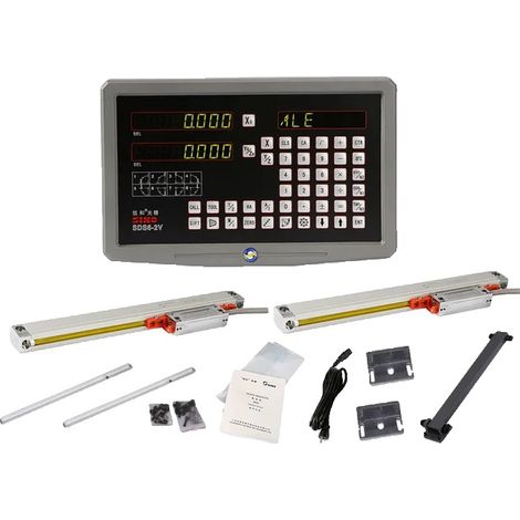 Digitales Anzeigesystem, Zweiachsenbetrieb, präzise Messung, 1 Stück pro Packung (1/2)