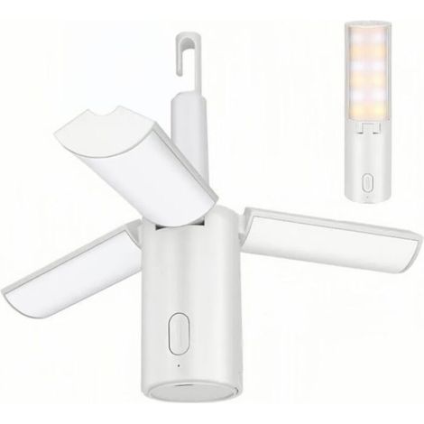 Campinglampe – Wiederaufladbare Campinglampe mit 4000 mAh – Faltbare Campinglaterne – Campinglicht mit 3 Helligkeitsstufen