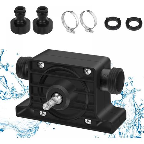Pompe de forage électrique, mini pompe à eau, pour le pompage rapide d'huile, d'eau, de liquide, adaptée à un usage domestique (1 ensemble) (1/5)