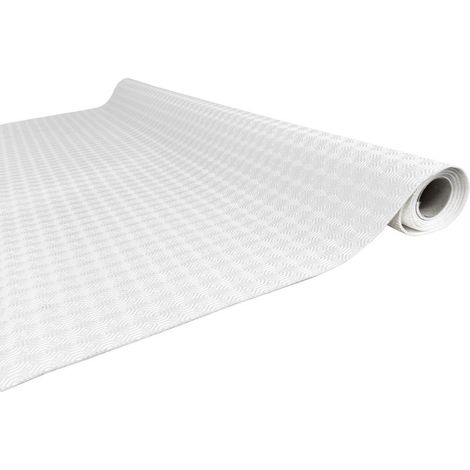 SPRING SAVER au métro UNDERTOVAGLIA h. 140 cm. PROTECTEUR DE TABLE BLANC SUR MESURE Caoutchouté antidérapant avec éponge RUBBY© (1/5)
