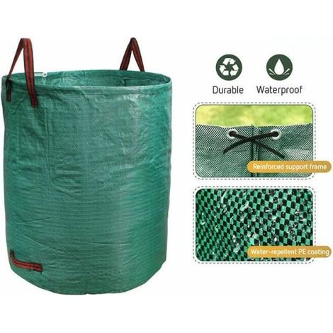 Nazalus-Hot Sale-Gartenabfallbeutel, robuster Laubbeutel, wiederverwendbar für den Außenbereich